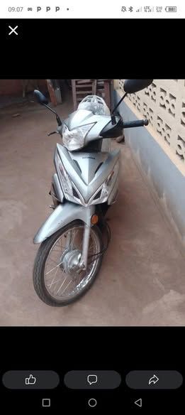 moto wave's couleur gris