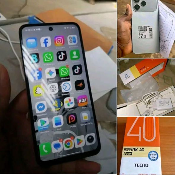 Tecno spark 40 RAM 16 Rom 256